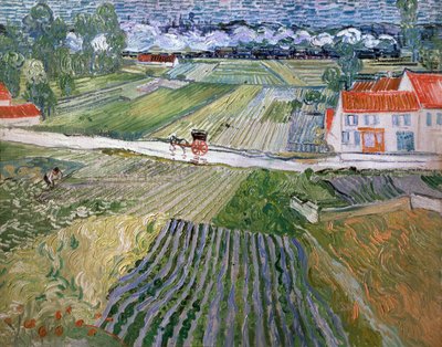 Landscape at Auvers after Rain by Vincent van Gogh