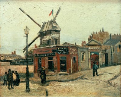 The Moulin de la Galette by Vincent van Gogh