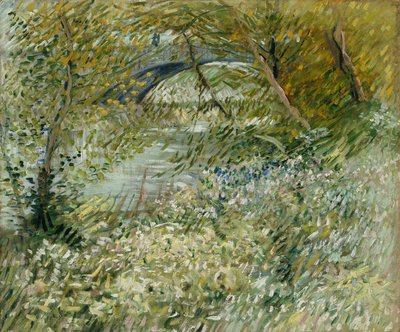 River Bank in Springtime by Vincent van Gogh