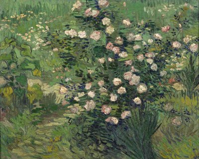 Roses, 1889 by Vincent van Gogh