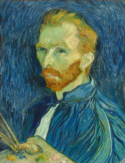 Self-Portrait. 1889 by Vincent van Gogh