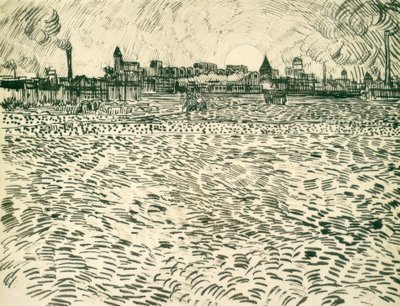 Summer Evening at Arles by Vincent van Gogh