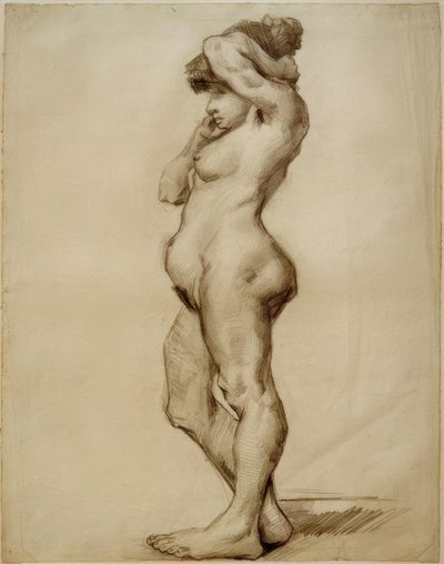 Standing Female Nude by Vincent van Gogh