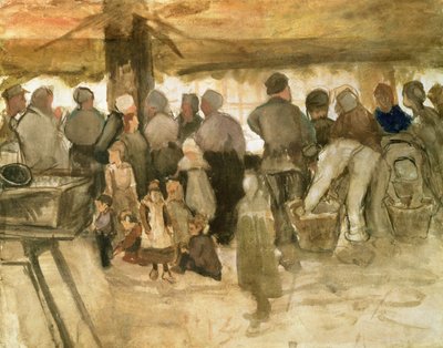 The Potato Market by Vincent van Gogh
