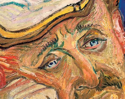 The Doctor Paul Gachet (detail) by Vincent van Gogh