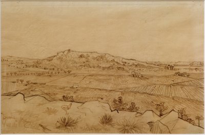 View of the Crau by Vincent van Gogh