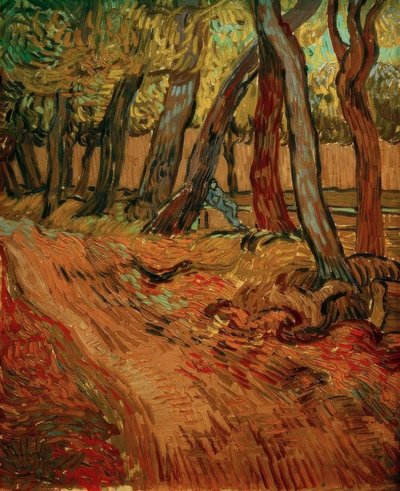 Path in the Garden of the Asylum by Vincent van Gogh