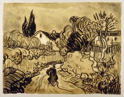 Auvers Landscape by Vincent van Gogh