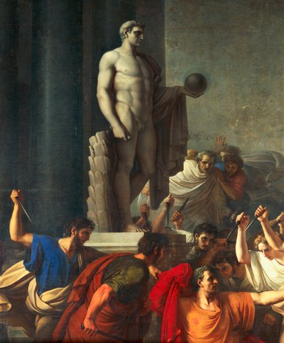 Death of Caesar, March 15, 44 BC by Vincenzo Camuccini