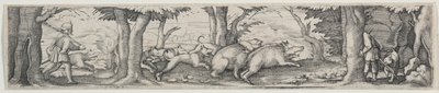 Boar Hunt by Virgilius Solis