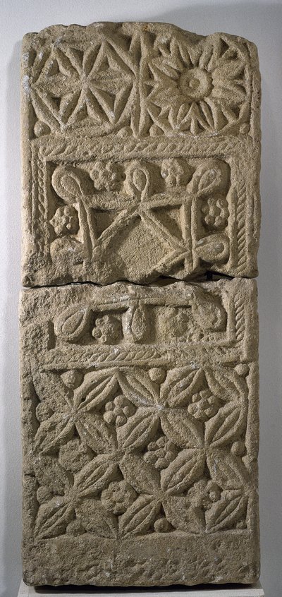 Visigothic tombstone, 5th-6th centuries by Visigothic