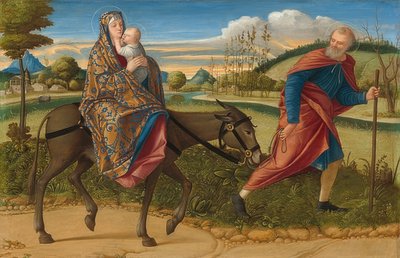 The Flight into Egypt by Vittore Carpaccio