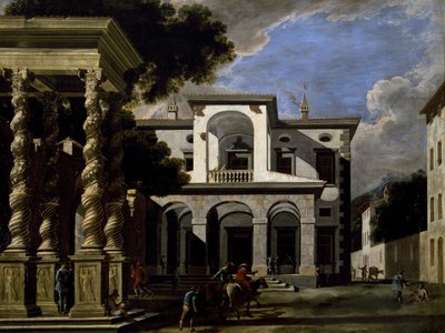 Imaginary villa by Viviano Codazzi
