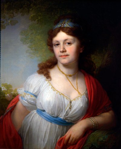 Portrait of Elisabeth Temkina by Vladimir Borovikovsky