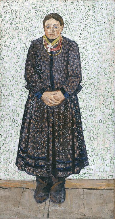 Ukrainian Peasant Woman, 1910-1911 by Vladimir Davidovich Burliuk