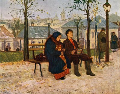 On the Boulevard by Vladimir Egorovic Makovsky