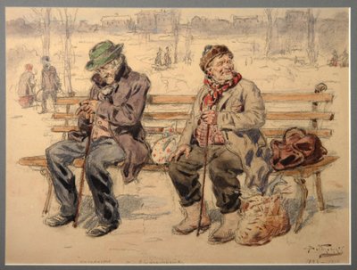 Pessimist and Optimist, 1893-1919 by Vladimir Egorovic Makovsky