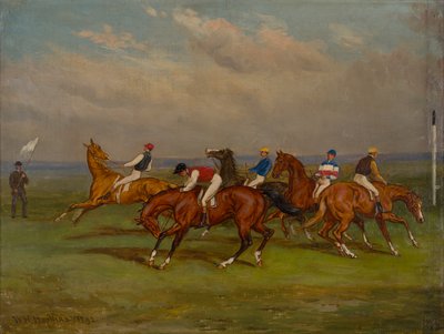 At the Starting Gate by W.H. Hopkins