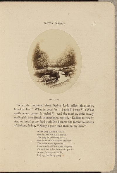 Bolton Priory; The Strid by W.R. Sedgfield