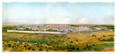 Panorama of Jerusalem by W. Dickens