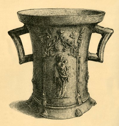 Mortar, 14th Century, 1881 by W. E. Mackaness