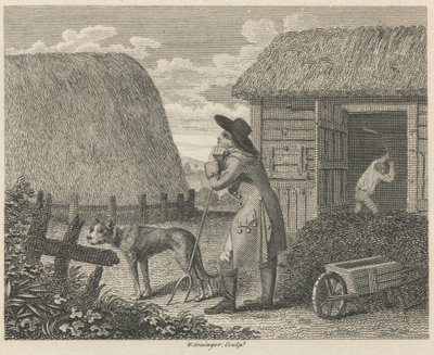 The Barley-mow and the Dunghill by W. Grainger