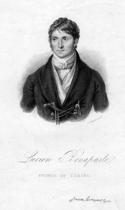 Lucien Bonaparte, Prince of Canino, 19th Century by W. Greatbatch