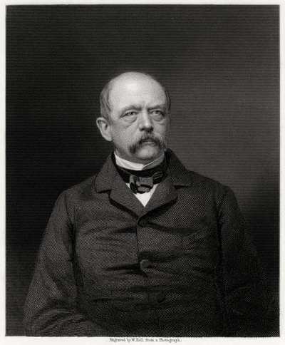 Otto von Bismarck, German statesman, 19th century by W. Holl