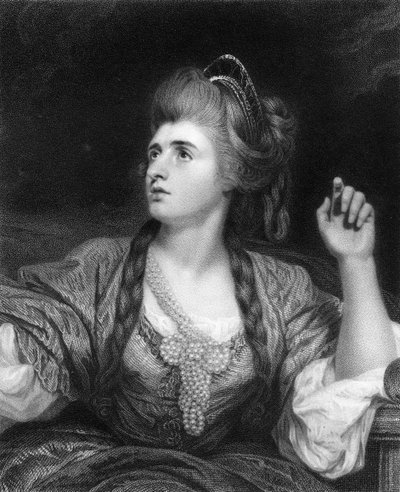 Sarah Siddons, English Tragic Actress by W. Holl