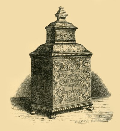 Silver Tea Caddy by W. M. McGill
