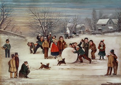 Snow Scene by W. Park