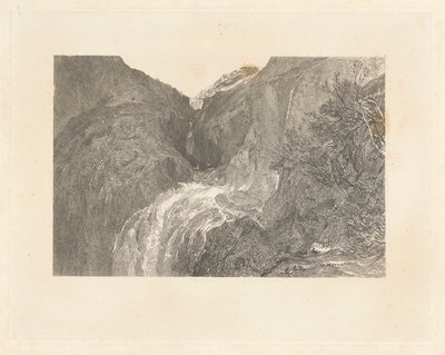 Chain Bridge over the River Tees by W. R. Smith