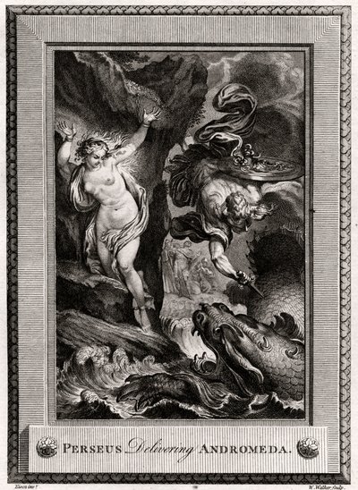 Perseus Delivering Andromeda by W. Walker