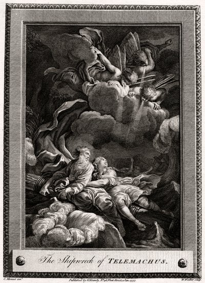 The Shipwreck of Telemachus, 1777 by W. Walker