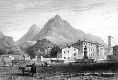 Sondrio, Lombardy, Italy, 1828 by W. Wallis