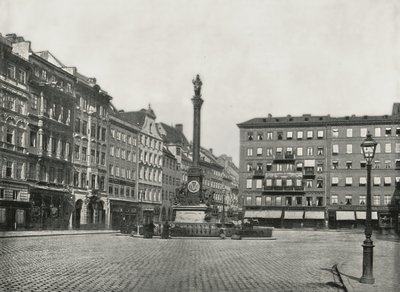 The Karolinenplatz, Munich, Germany, 1895 by W and S Ltd