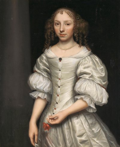 Portrait of a Woman by Wallerant Vaillant (attributed to)