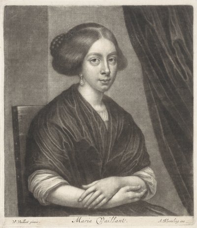 Portrait of Maria Vaillant by Wallerant Vaillant