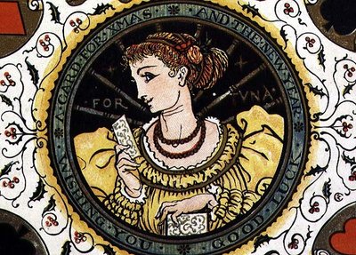 Christmas card by Walter Crane