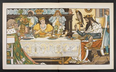 Illustration for the Frog Prince by Walter Crane