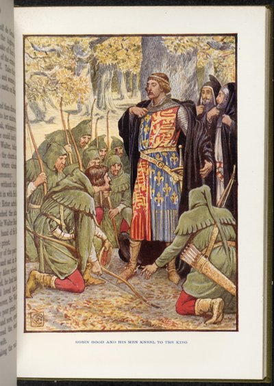 Robin Hood before Richard I by Walter Crane