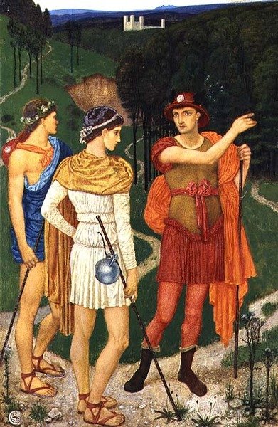 The Three Paths by Walter Crane