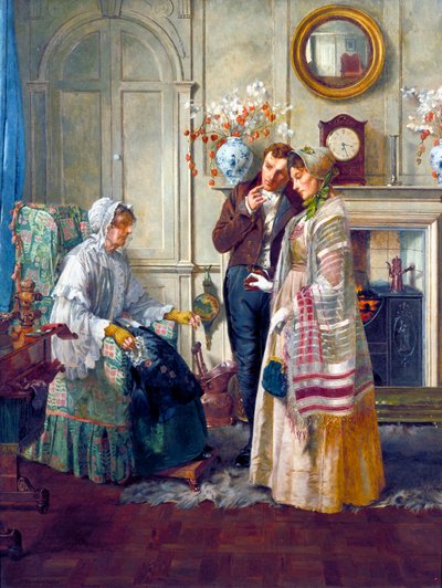 Sweethearts, 1892 by Walter Dendy Sadler