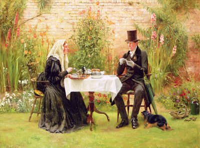 The Widow at Home by Walter Dendy Sadler