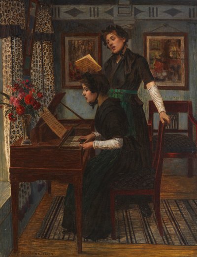 The Music Lesson by Walter Firle