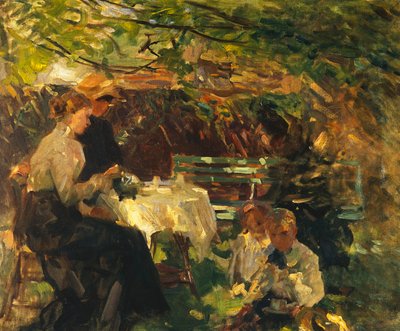 Tea in the Garden, c.1902 by Walter Frederick Osborne