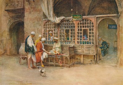 A Cairene Café, c1905, 1912 by Walter Frederick Roofe Tyndale