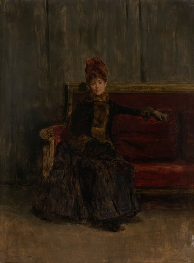 Seated Lady by Walter Gay