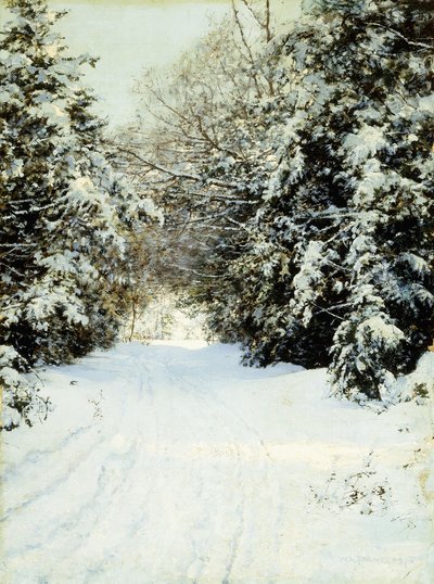 Snow-Laden Trees by Walter Launt Palmer