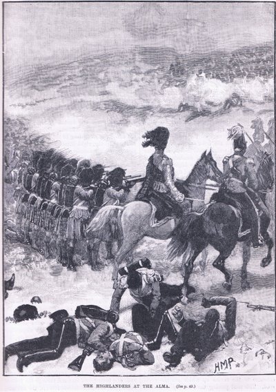 The Highlanders at Alma 1854 AD by Walter Paget